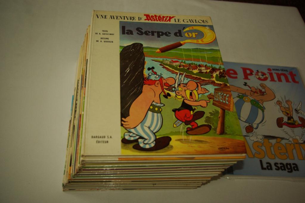 BD Asterix collection d'anciennes éditions dont EO + bonus, Série complète ou Série, Enlèvement ou Envoi, Utilisé, Goscinny - Uderzo