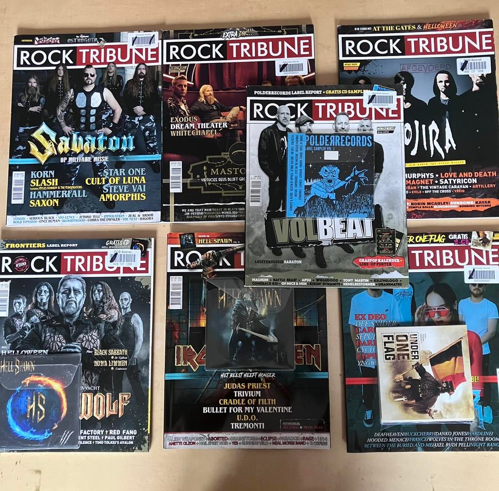 Rock Tribune - 7 exemplaren, Ophalen of Verzenden, Gelezen, Muziek, Film of Tv
