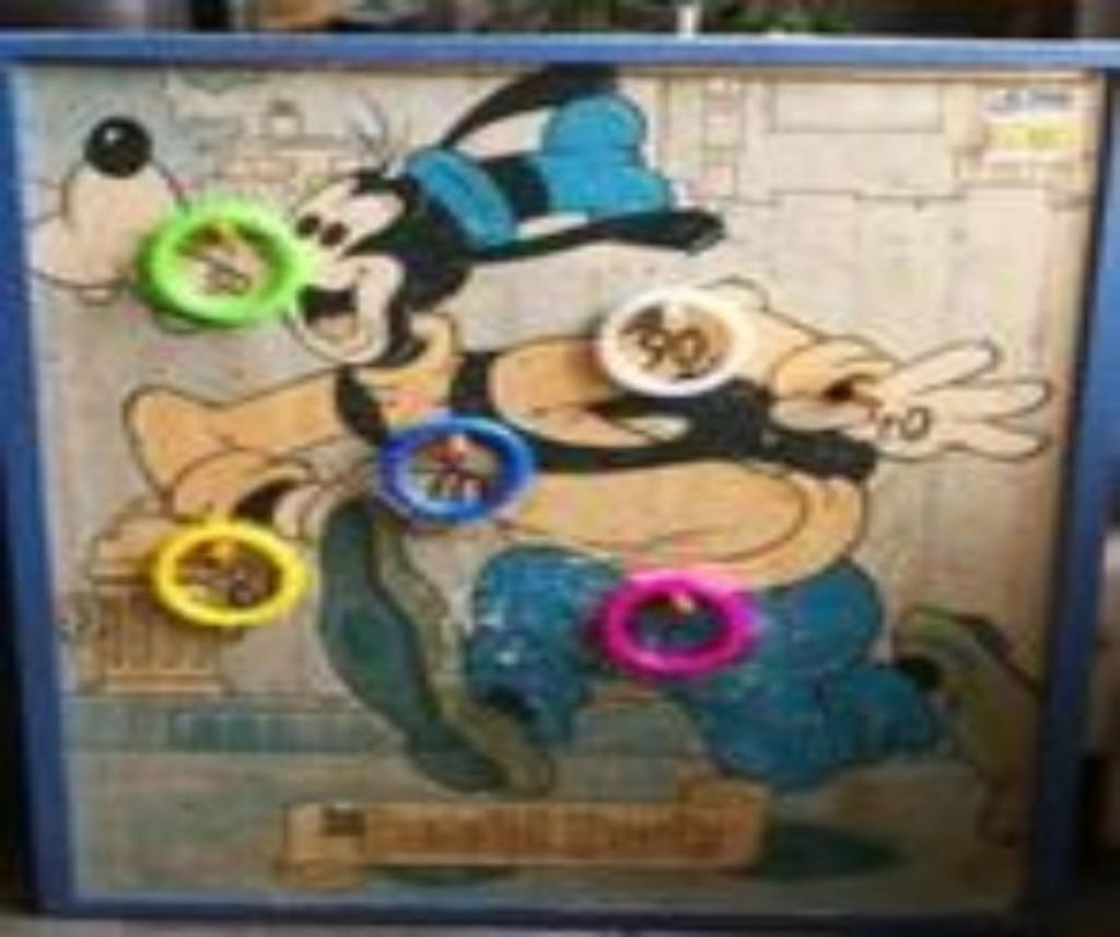 ringenspel Goofy Vintage, Ophalen, Goofy of Pluto, Gebruikt, Overige typen