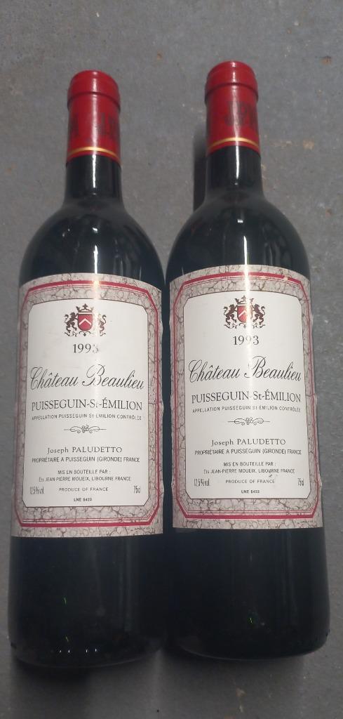 Lot de vieux vins (6 bouteilles de 1993 à 1996), Enlèvement, France, Vin rouge