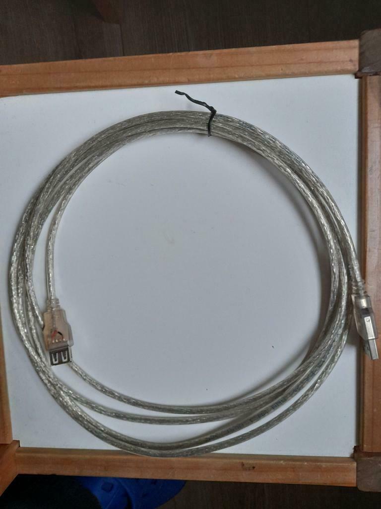 Câble rallonge depuis USB mâle vers USB femelle, 3m, Enlèvement ou Envoi, Comme neuf