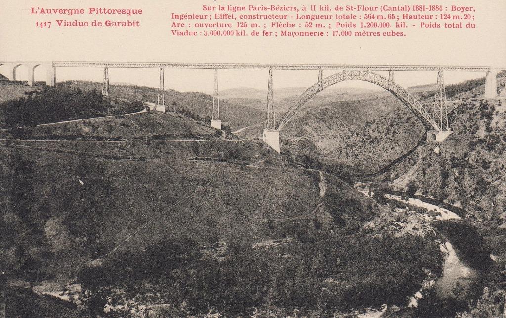 1920 - FRANKRIJK - Ruynes-en-Margeride: Viaduc de Garabit, Verzenden, 1920 tot 1940, Ongelopen, Frankrijk