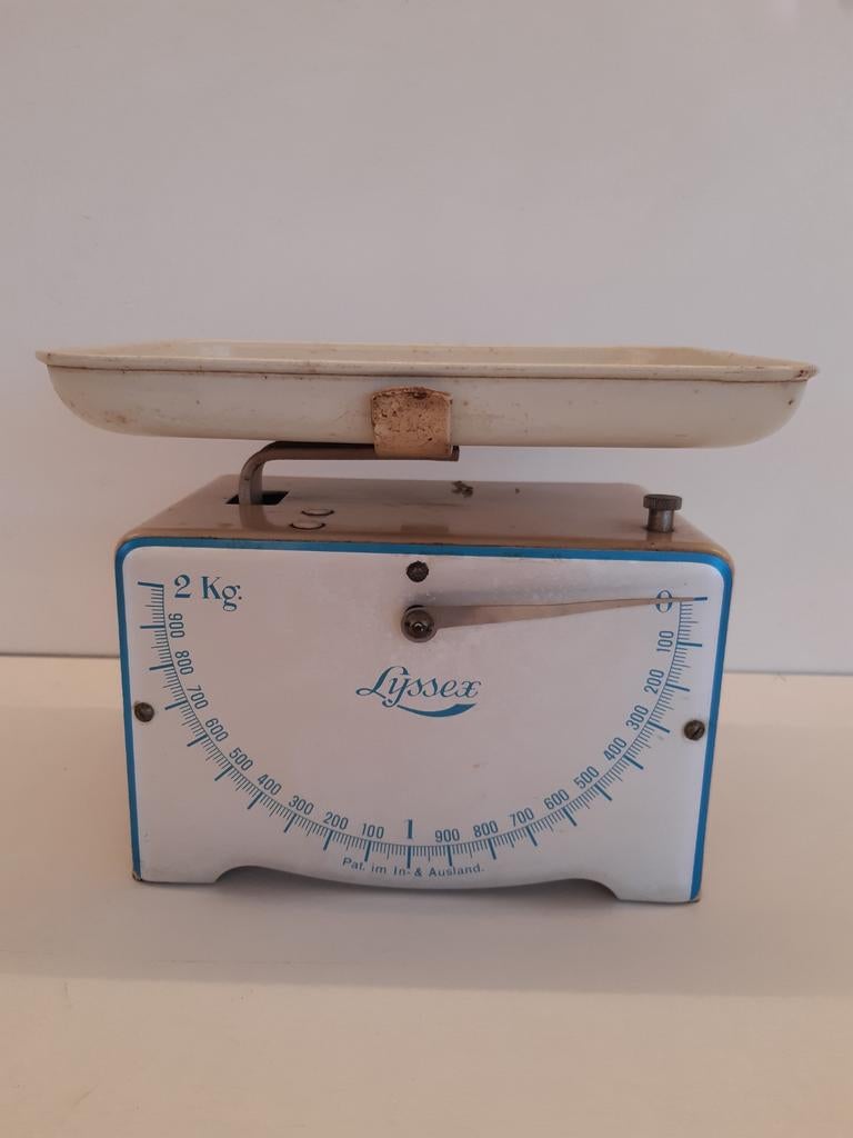 VINTAGE LYSSEX WEEGSCHAAL, Antiek en Kunst, Ophalen of Verzenden