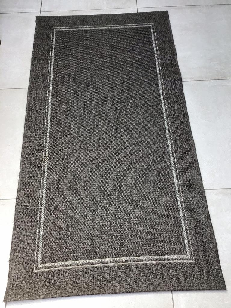 Carpette grise rectangulaire, 150 à 200 cm, Gris, Comme neuf, Enlèvement