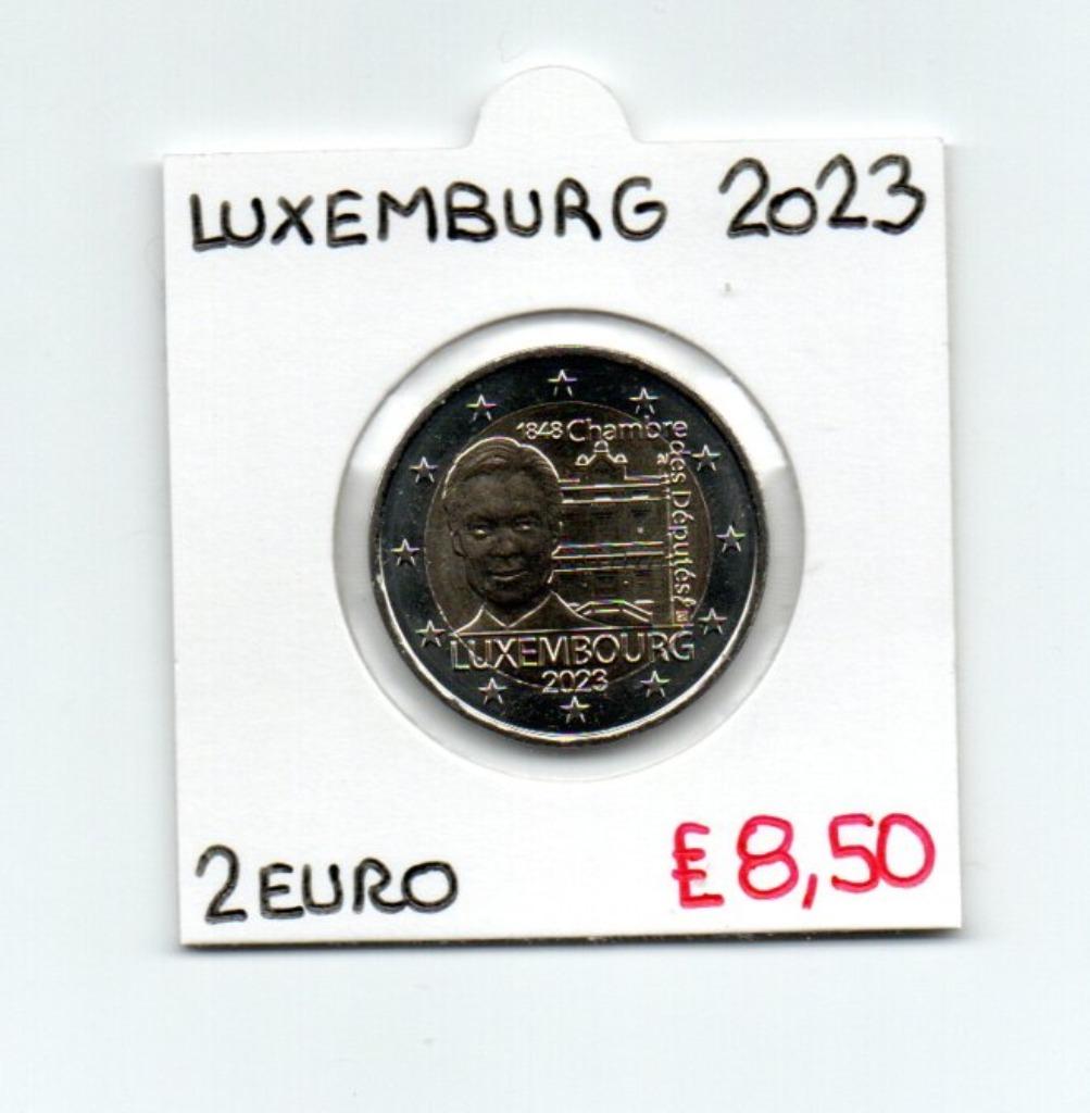2 EURO 2023  LUXEMBURG  175J GRONDWET & PARL.  € 8,50, Timbres & Monnaies, Monnaies | Europe | Monnaies euro, Enlèvement ou Envoi