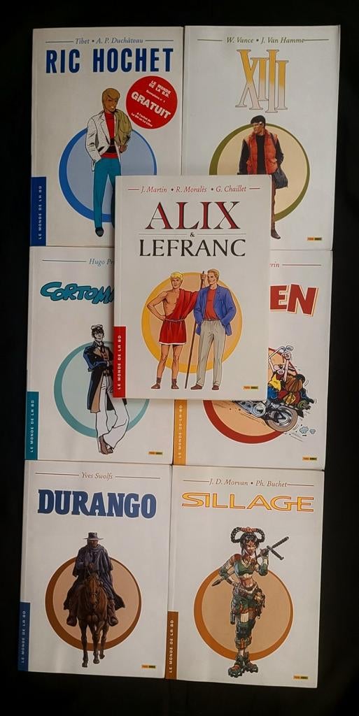 Le monde de la BD - 7 tomes - Ric Hochet, Boeken, Strips | Comics, Gelezen, Eén comic, Europa, Ophalen of Verzenden