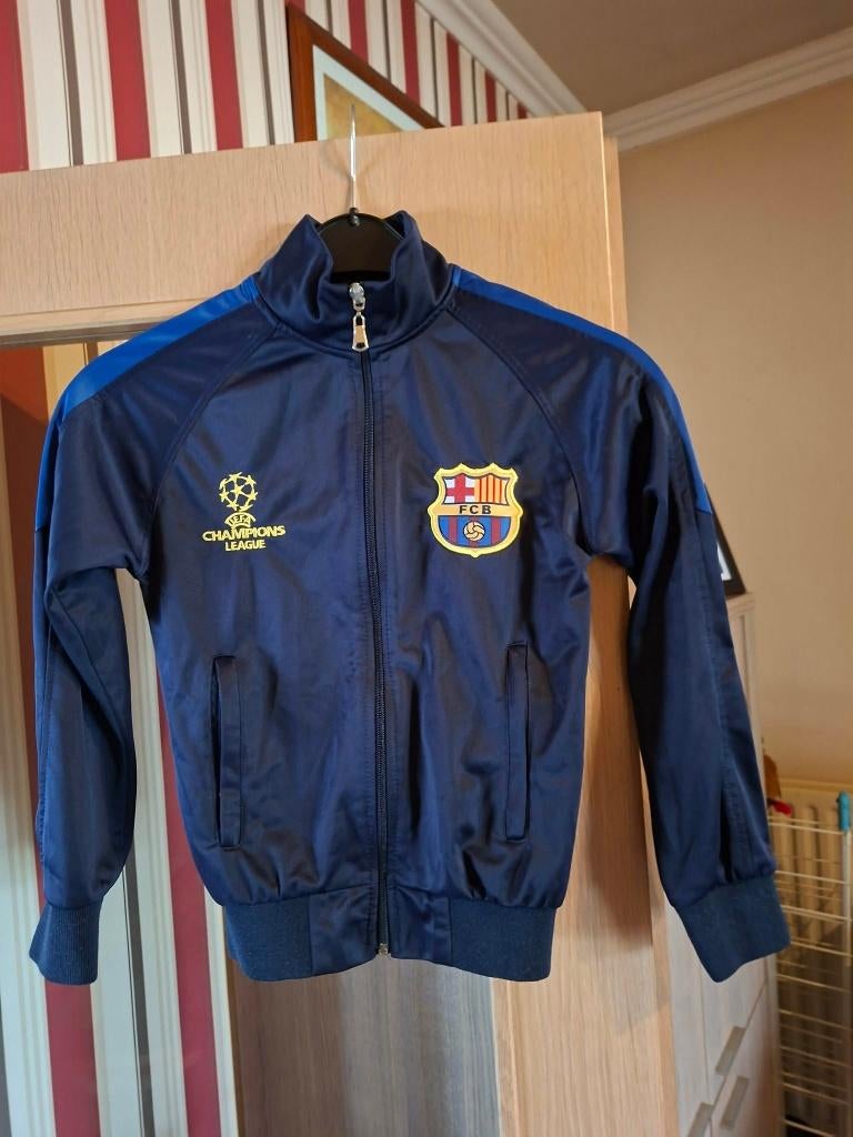 Trainingsjack : FC Barcelona, Ophalen of Verzenden, Gebruikt, Jongen of Meisje, Sport- of Zwemkleding