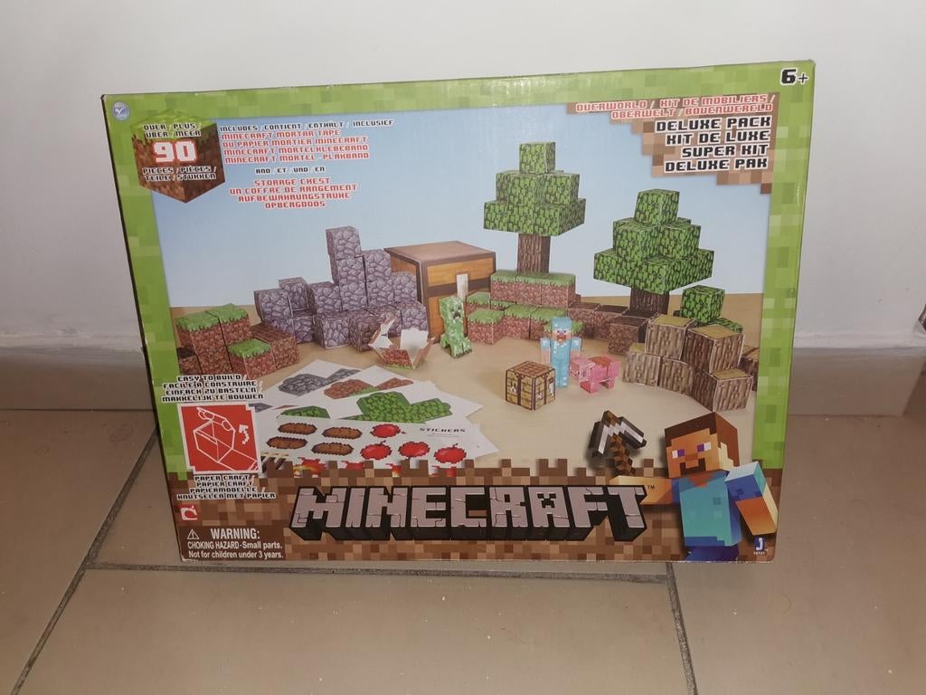 Minecraft kit de luxe facile à construire 90 pièces, Enlèvement ou Envoi, Comme neuf