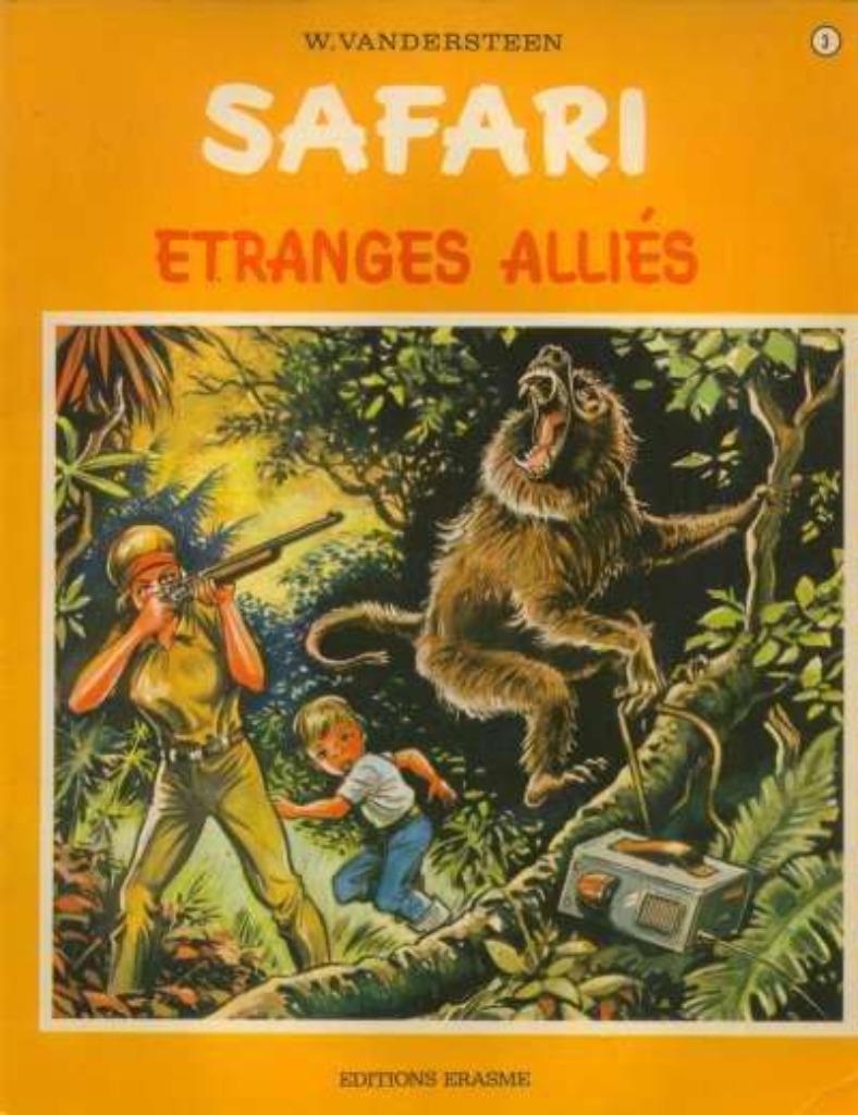 Safari 3 Etranges alliés Vandersteen EO, Boeken, Eén stripboek, Ophalen of Verzenden, Gelezen