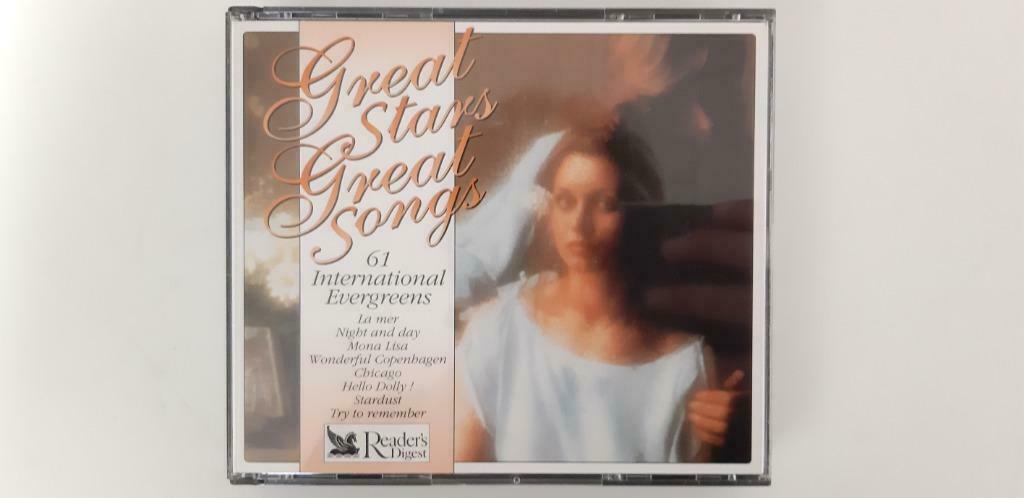 3 CD box Great Stars Great Songs, Ophalen of Verzenden, Pop