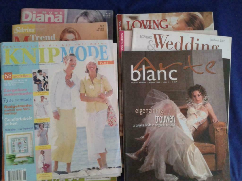 Tijdschriften Knipmode + bruidskledij, Enlèvement ou Envoi, Comme neuf, Knipmode