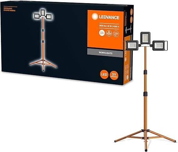 Bouwverlichting | werklamp met statief | GRATIS LEVERING, -, Verzenden, -, Nieuw