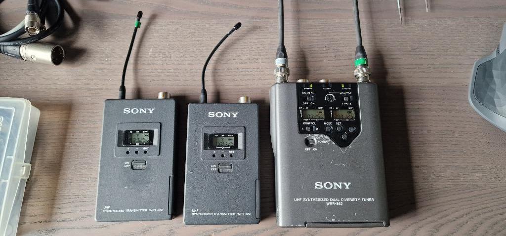 Sony draadloze microfoon set, Ophalen of Verzenden, Gebruikt