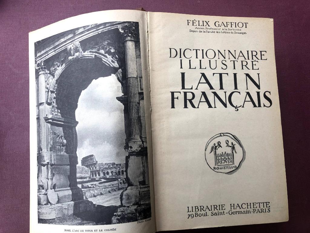 Dictionnaire Latin-Français de Félix GAFFIOT, Livres, Enlèvement ou Envoi, Utilisé, Français, Félix Gaffiot