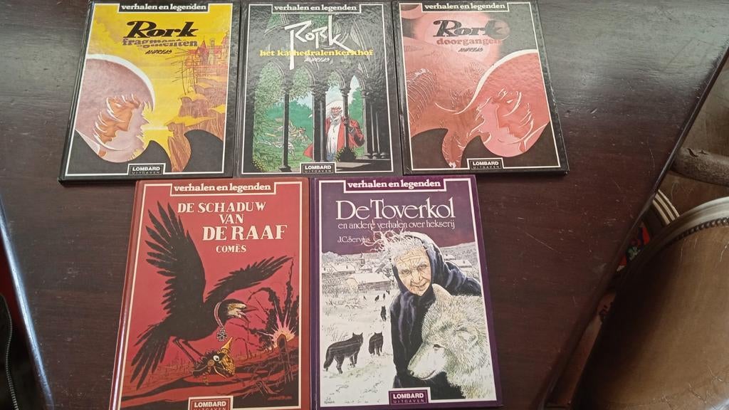 Verhalen en legenden 5 strips, Livres, BD, Plusieurs BD, Enlèvement ou Envoi, Andreas, Comès en JC Servais, Utilisé
