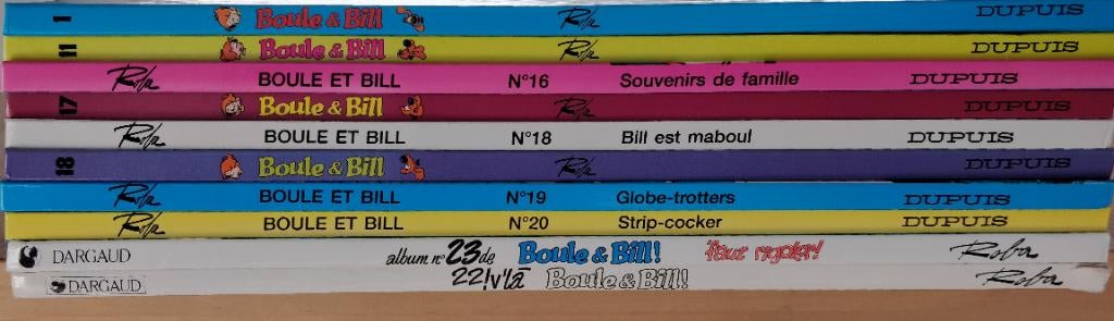 Bandes dessinées de Boule et Bill, Plusieurs BD, Enlèvement, Neuf