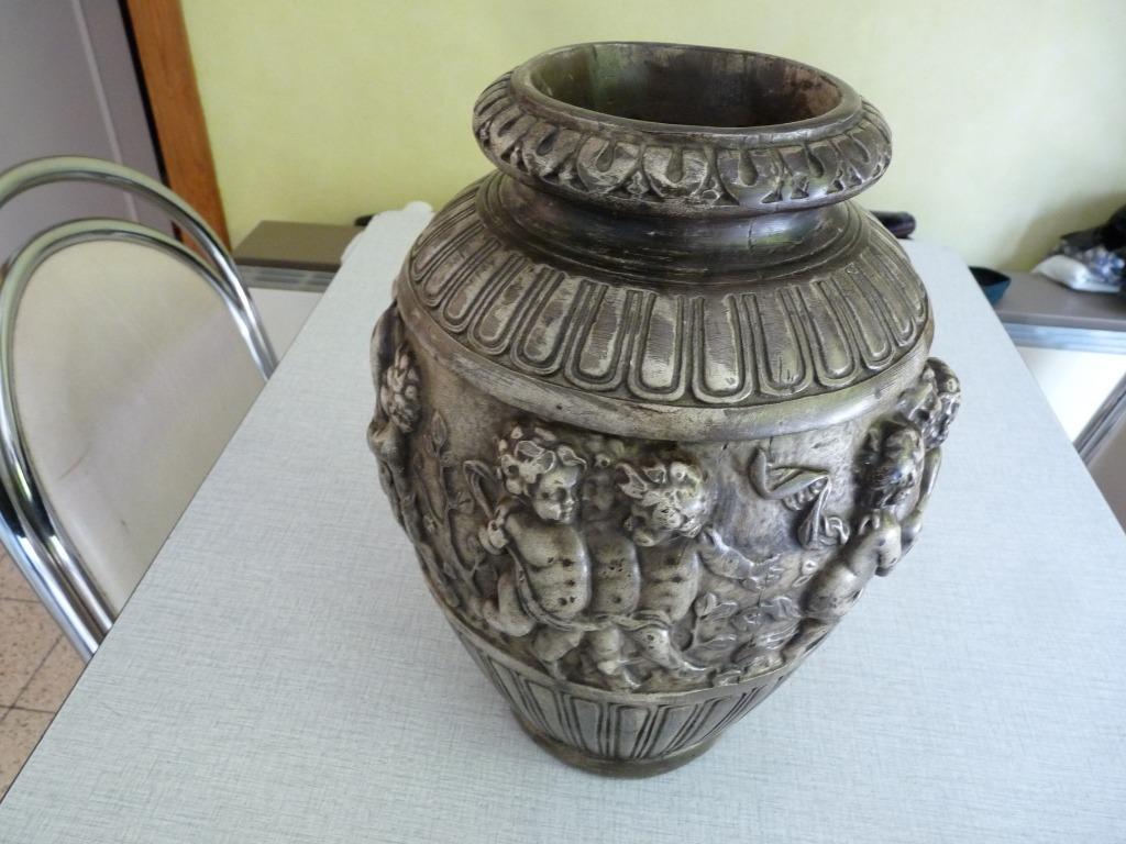Vase Vintage - plâtre recouvert, Enlèvement ou Envoi