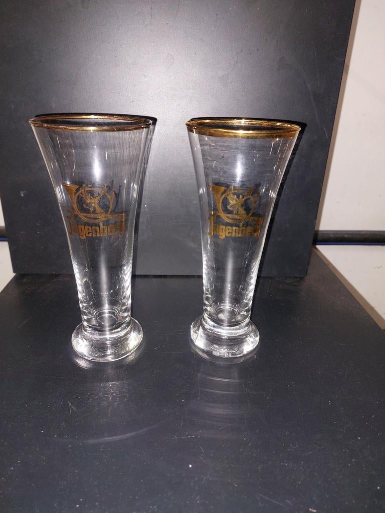 Jagenberg fluitjes bierglazen, Ophalen of Verzenden, Zo goed als nieuw, Bierglas