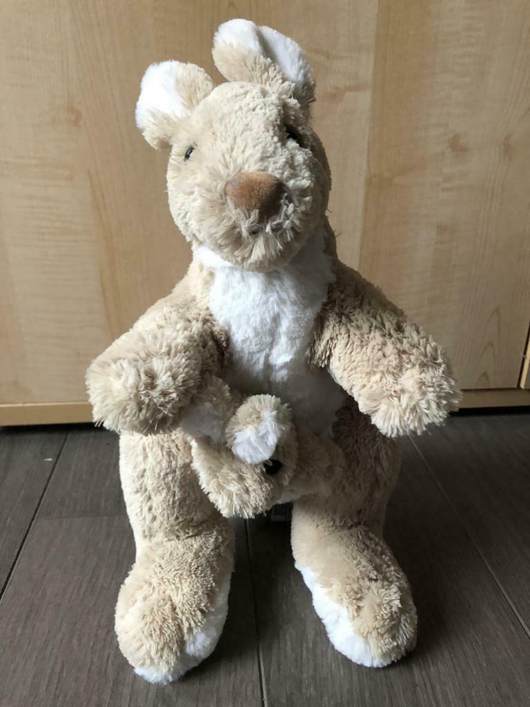 Pluche knuffel kangoeroe, Kinderen en Baby's, Speelgoed | Knuffels en Pluche, Ophalen of Verzenden, Nieuw