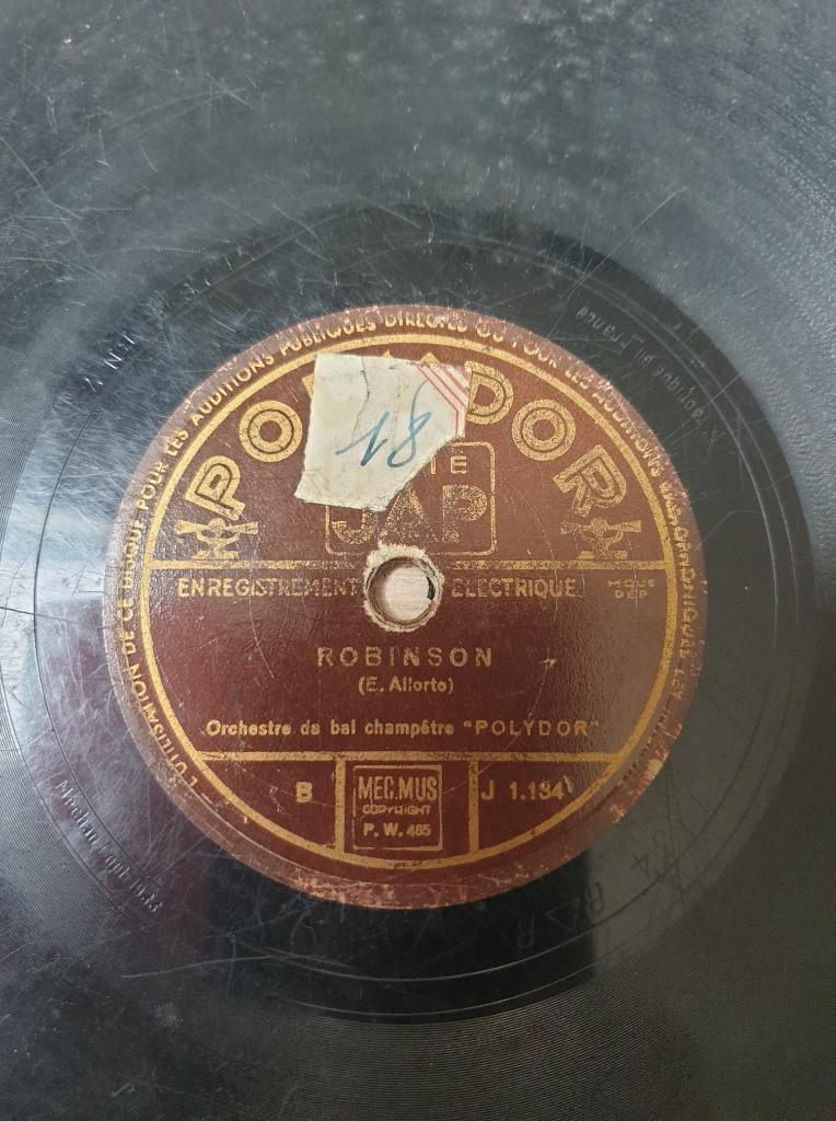 Polydor 78 toerenplaat, Ophalen of Verzenden