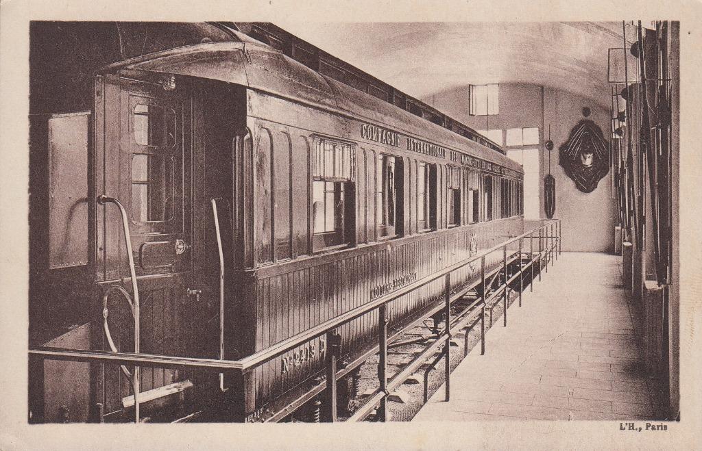 1930 - FRANCE - Compiègne : Wagon du Maréchal Foch, Envoi, 1920 à 1940, Non affranchie, France