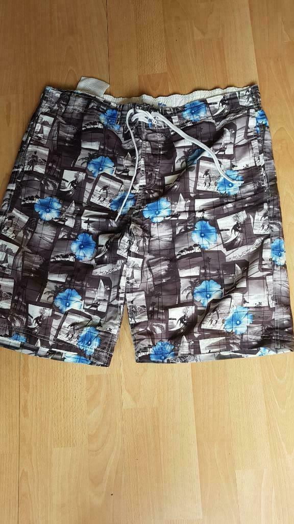 zwembroek L, Enlèvement ou Envoi, Taille 52/54 (L), Blanc, Short de bain