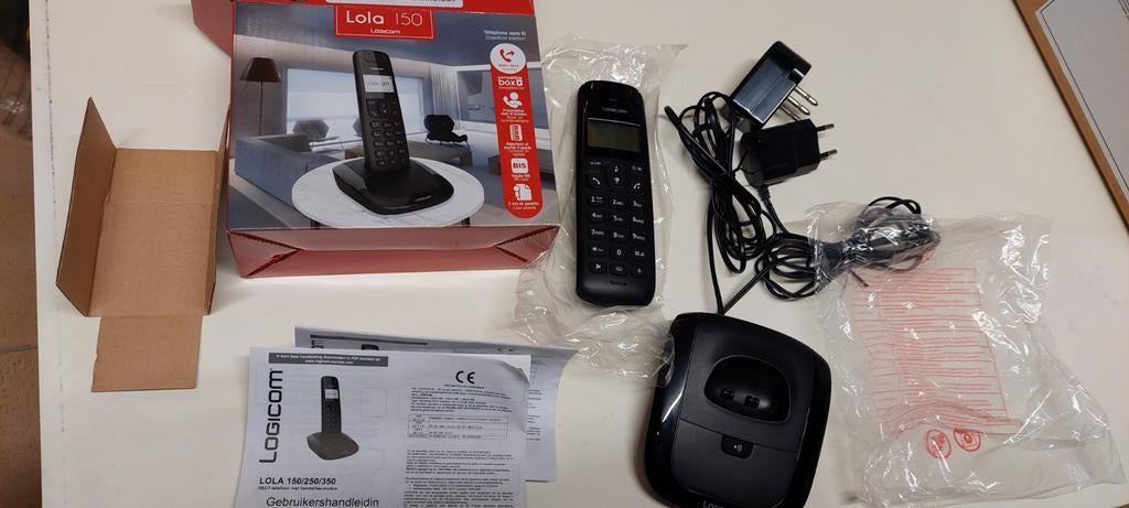Téléphone sans fil Logicom Lola 150 Noir, Enlèvement ou Envoi