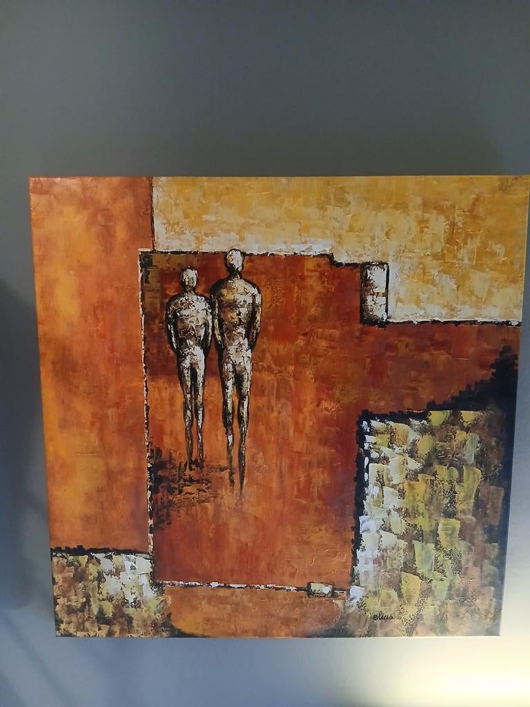 Schilderij met Elias signatuur, Antiek en Kunst, Ophalen