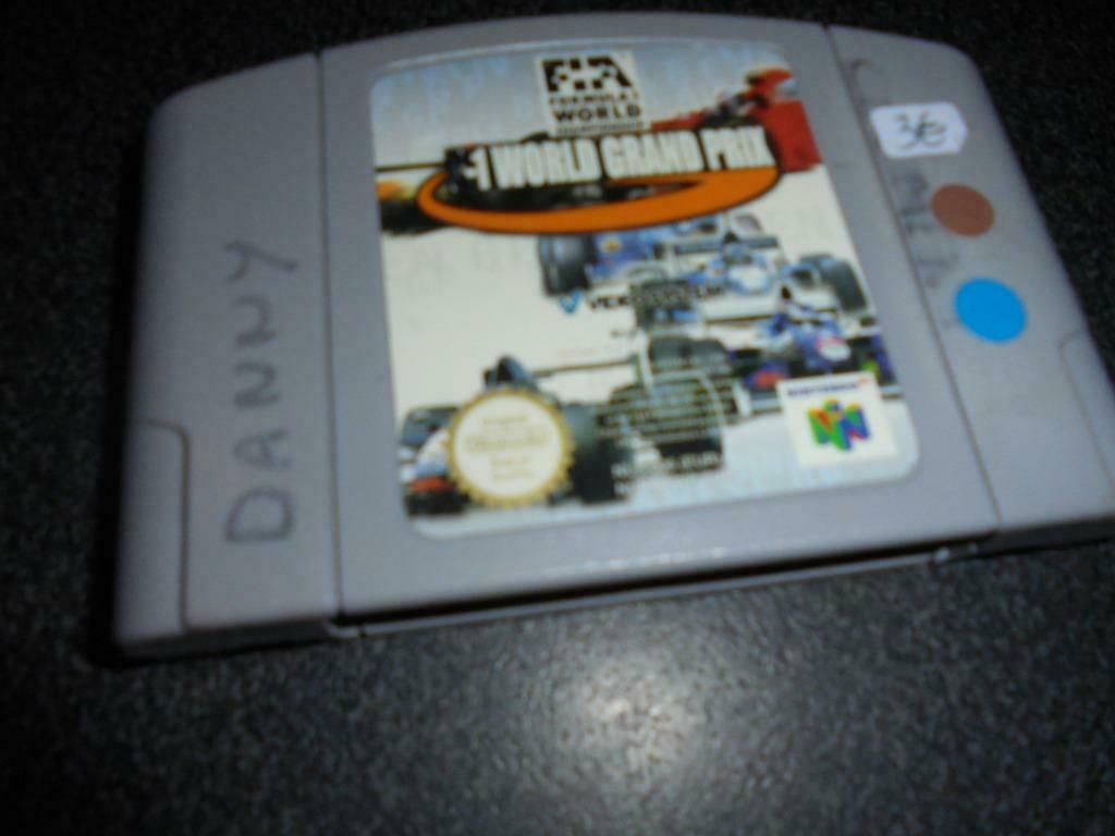 Nintendo 64 F-1 World Grand Prix (orig), Consoles de jeu & Jeux vidéo, Jeux | Nintendo 64, Enlèvement ou Envoi, Utilisé, Course et Pilotage