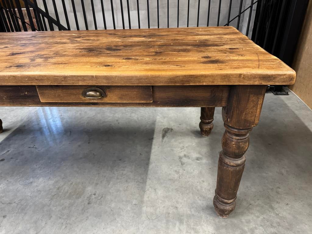 Eettafel/boerentafel 200x87x80cm, Enlèvement, Utilisé