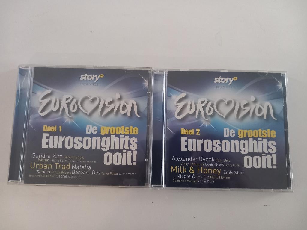 2x CD Eurovision Songfestival Eurosong Hits belpop Disco, CD & DVD, Enlèvement ou Envoi, Comme neuf, Pop