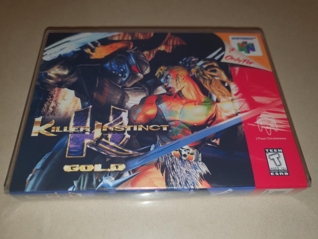 Killer Instinct Gold N64 Game Case, Verzenden, Zo goed als nieuw