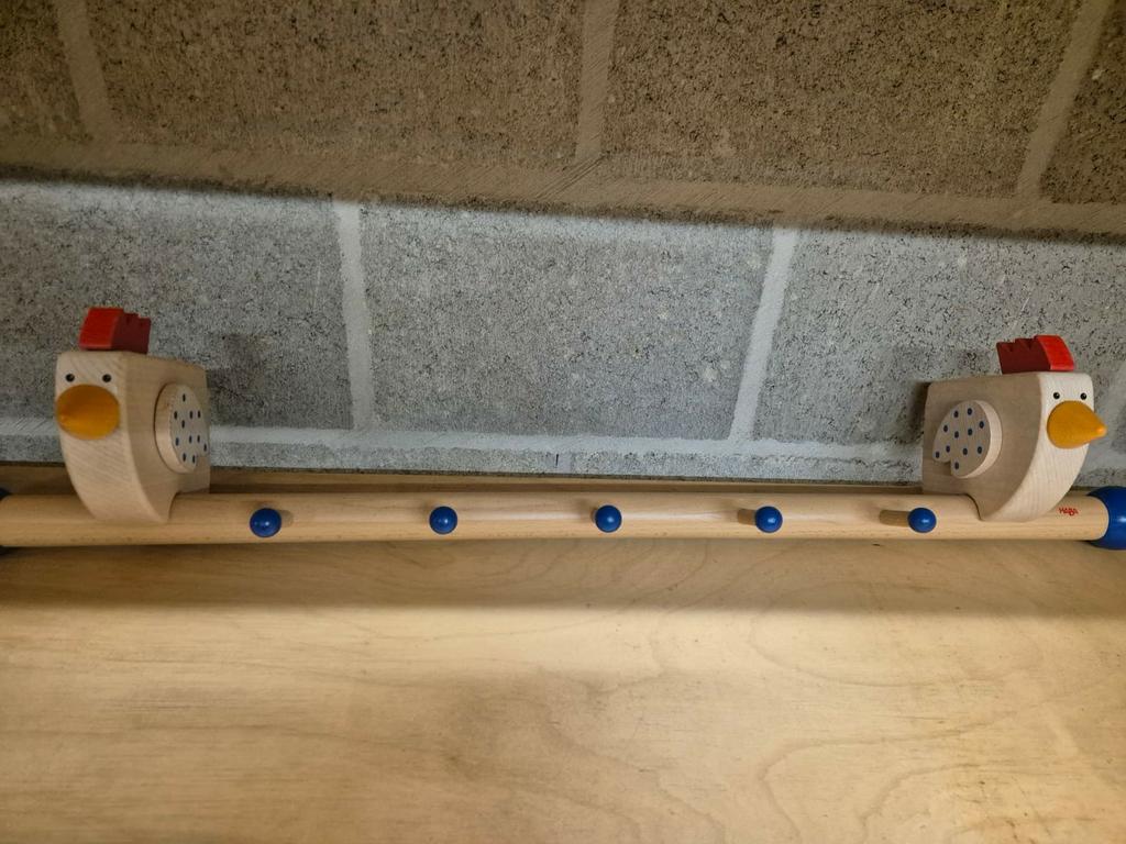 Houten kinderkapstok Haba, Ophalen, Gebruikt, Kinderkapstok