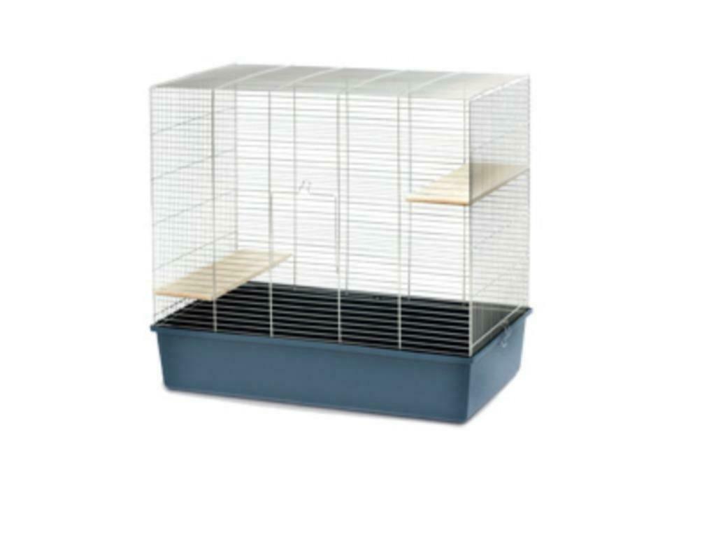 Chinchilla cage gris anthracite, Animaux & Accessoires, Neuf, 75 à 110 cm, Cage, 60 à 90 cm