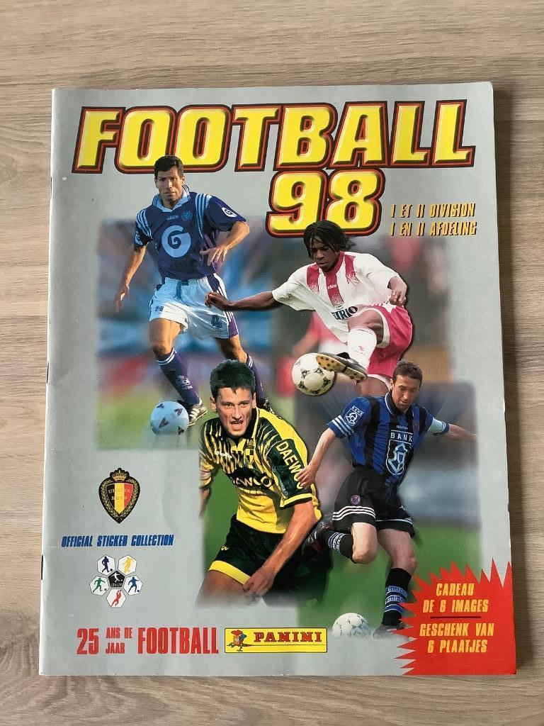 Panini België Football 98, Verzamelen, Ophalen of Verzenden, Zo goed als nieuw, Poster, Plaatje of Sticker
