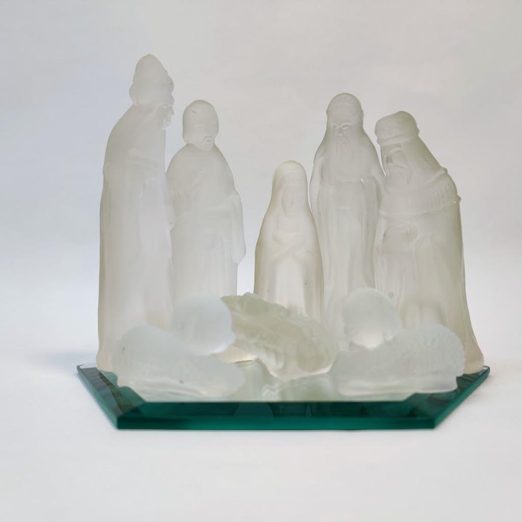 ensemble de 8 personnages de Noël avec dessous de verre vint, Divers, Noël, Enlèvement ou Envoi