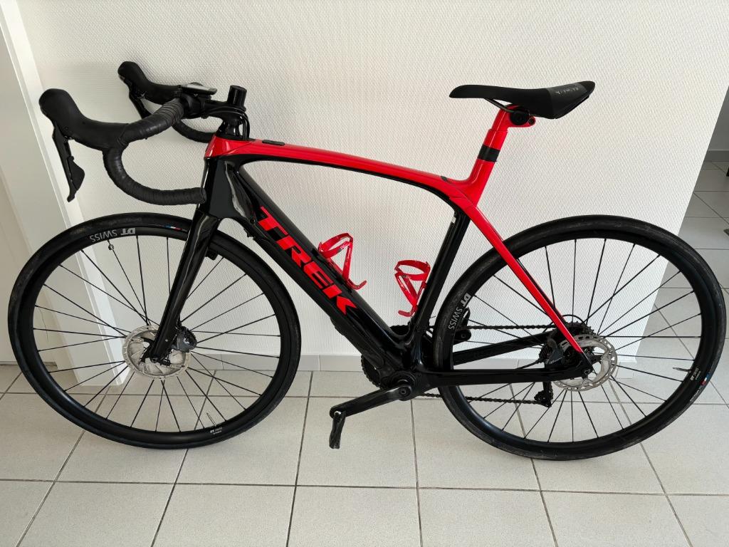 TREK Domane LT + Vélo de course électrique en carbone, Autres marques, Enlèvement, Utilisé, Hommes