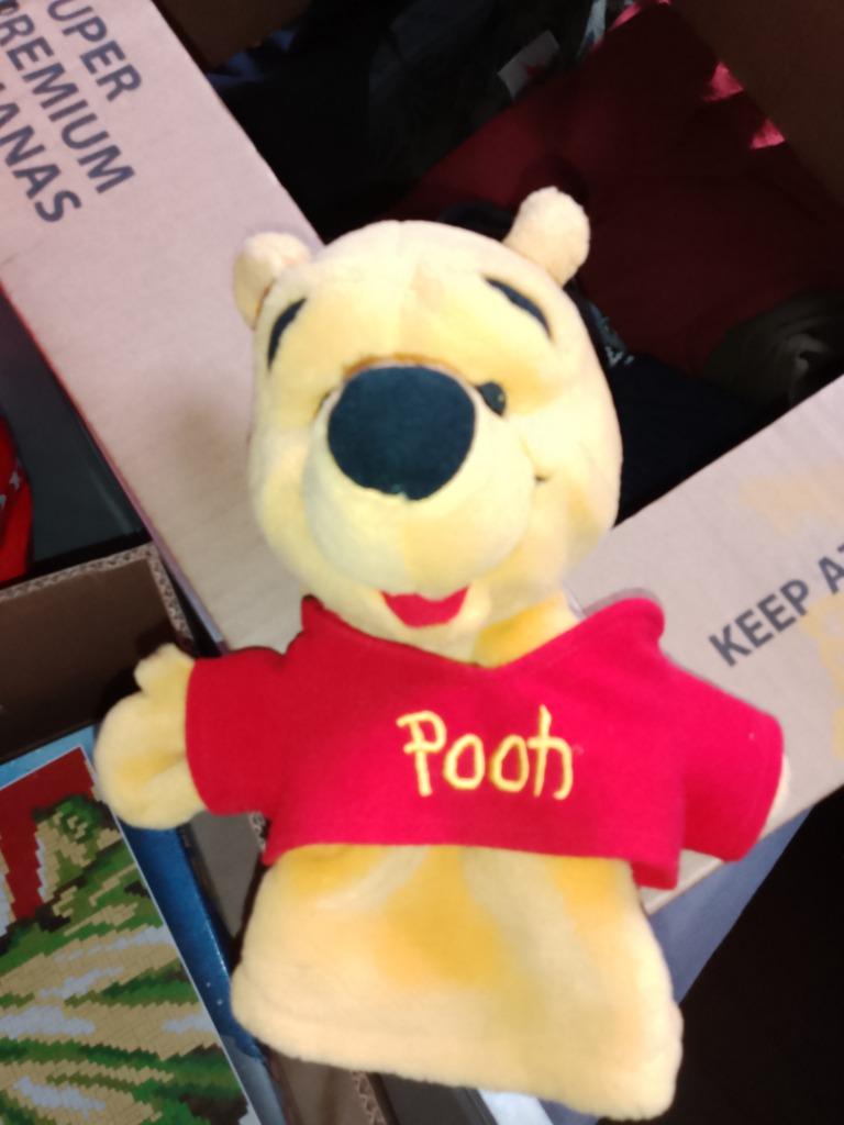 Handpop Winnie the pooh, Kinderen en Baby's, Speelgoed | Poppen, Verzenden