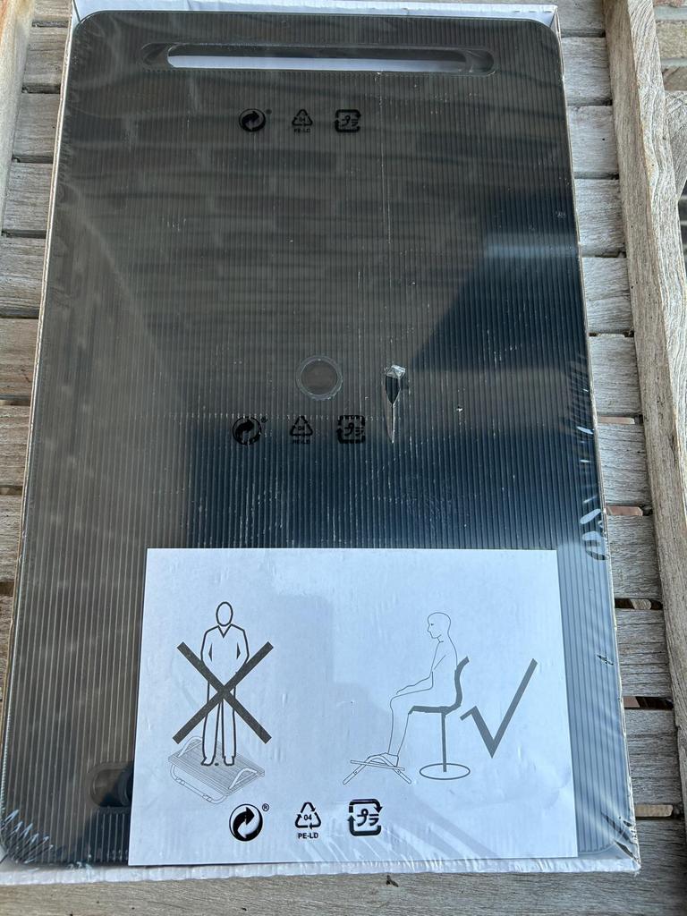 IKEA DAGOTTO VOETENSTEUN ZWART NIEUW, Enlèvement ou Envoi, Neuf