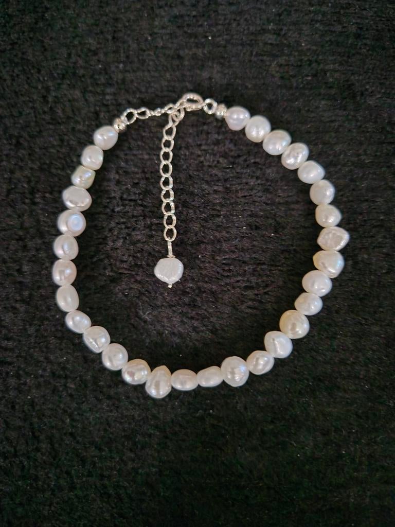 Nieuwe armband met zoetwaterparels, Enlèvement ou Envoi, Neuf