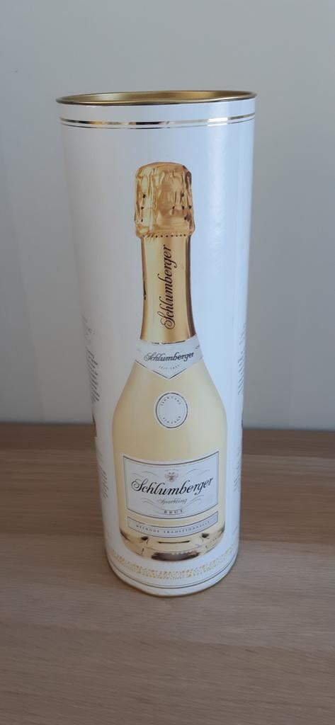 Tube/emballage de bouteille de vin vide Schlumberger, Collections, Vins, Enlèvement ou Envoi, Comme neuf