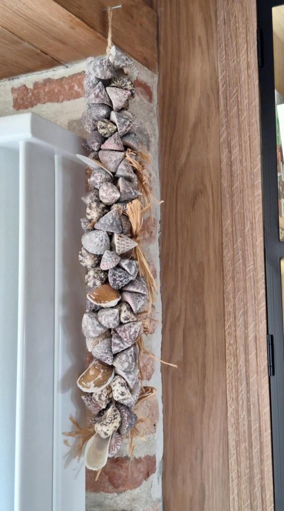 Mooie Decoratie Schelpenhanger * 55 cm Lang, Huis en Inrichting, Woonaccessoires | Overige, Ophalen