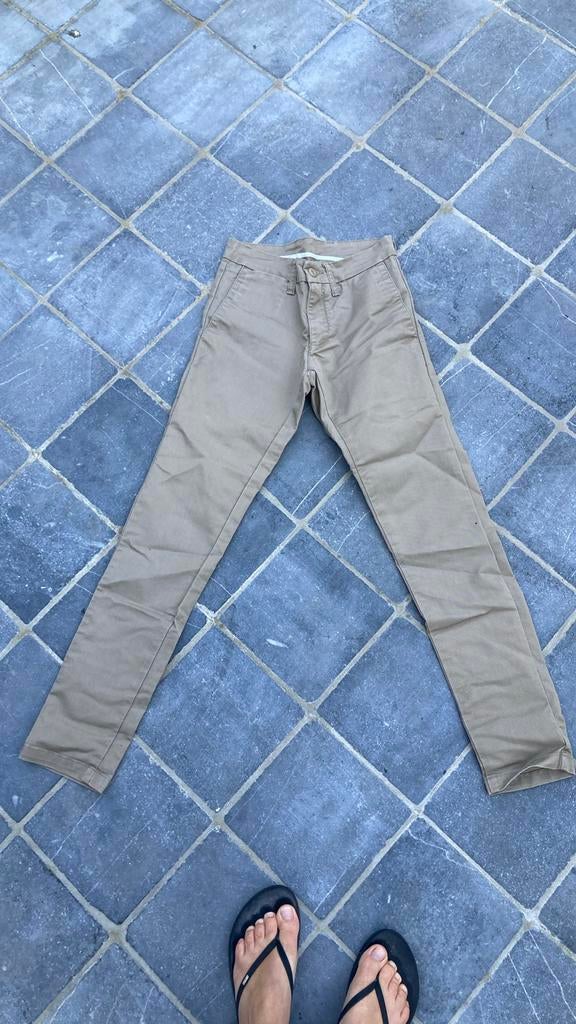 Carhartt beige broek, maat 26/30, Kleding | Heren, Beige, Carhartt, Overige maten, Ophalen of Verzenden