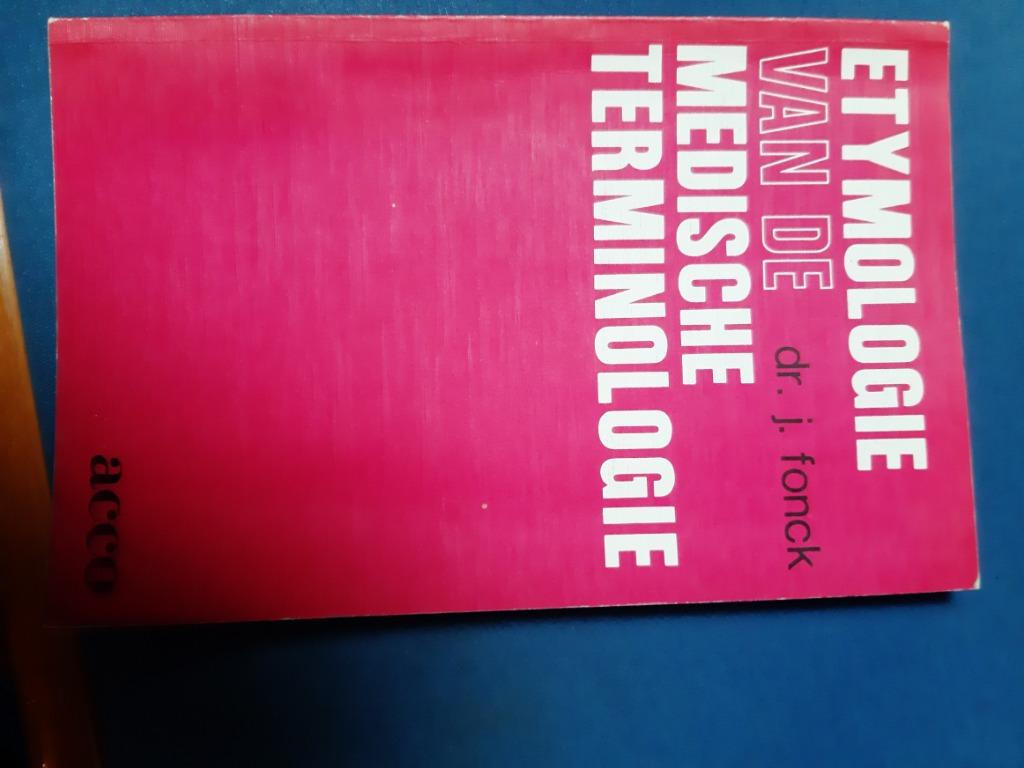 Etymologie van de medische terminologie, Boeken, Ophalen of Verzenden, Nieuw, Overige niveaus, Overige vakken