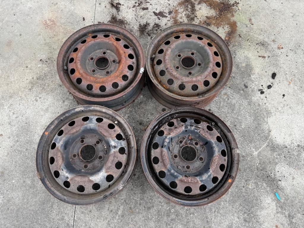 4 plaatmetalen wielen Hyundai I30, Auto-onderdelen, Ophalen, Gebruikt, Hyundai
