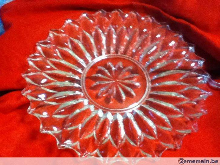 Plat en verre, Maison & Meubles, Utilisé