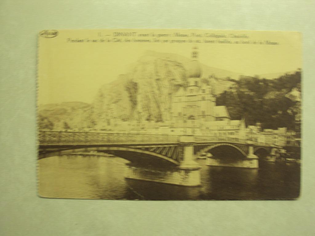 52335 - DINANT AVANT LA GUERRE - MEUSE - PONT - COLLEGIALE, Envoi