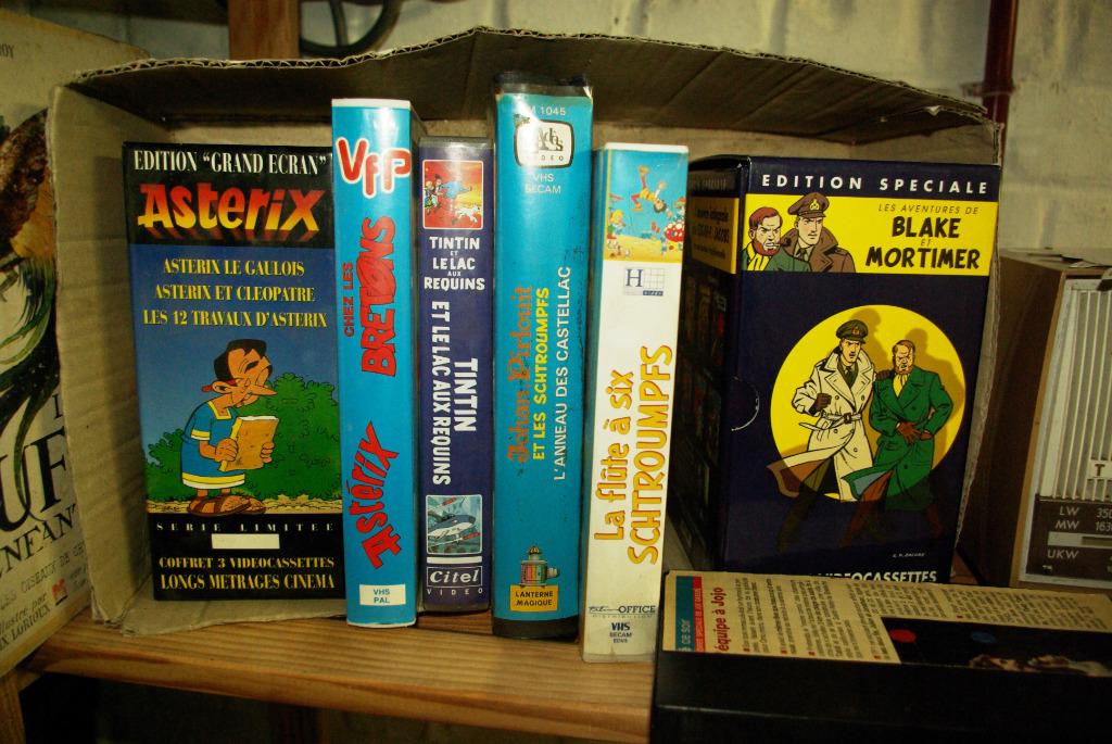 Coffrets VHS BD Astérix Tintin Jacobs Peyo, Enlèvement ou Envoi