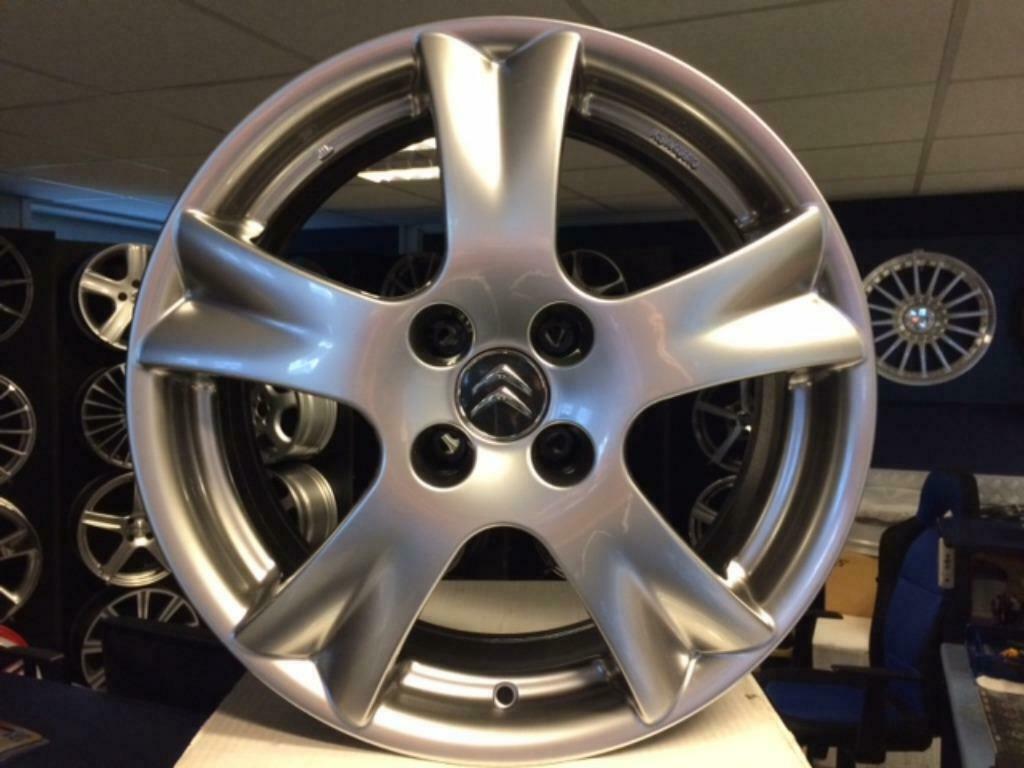 NIEUWE 17 inch 4x108 aluminium sportvelgenset voor Citroen, Neuf, Enlèvement ou Envoi, Pneus été, 17 pouces