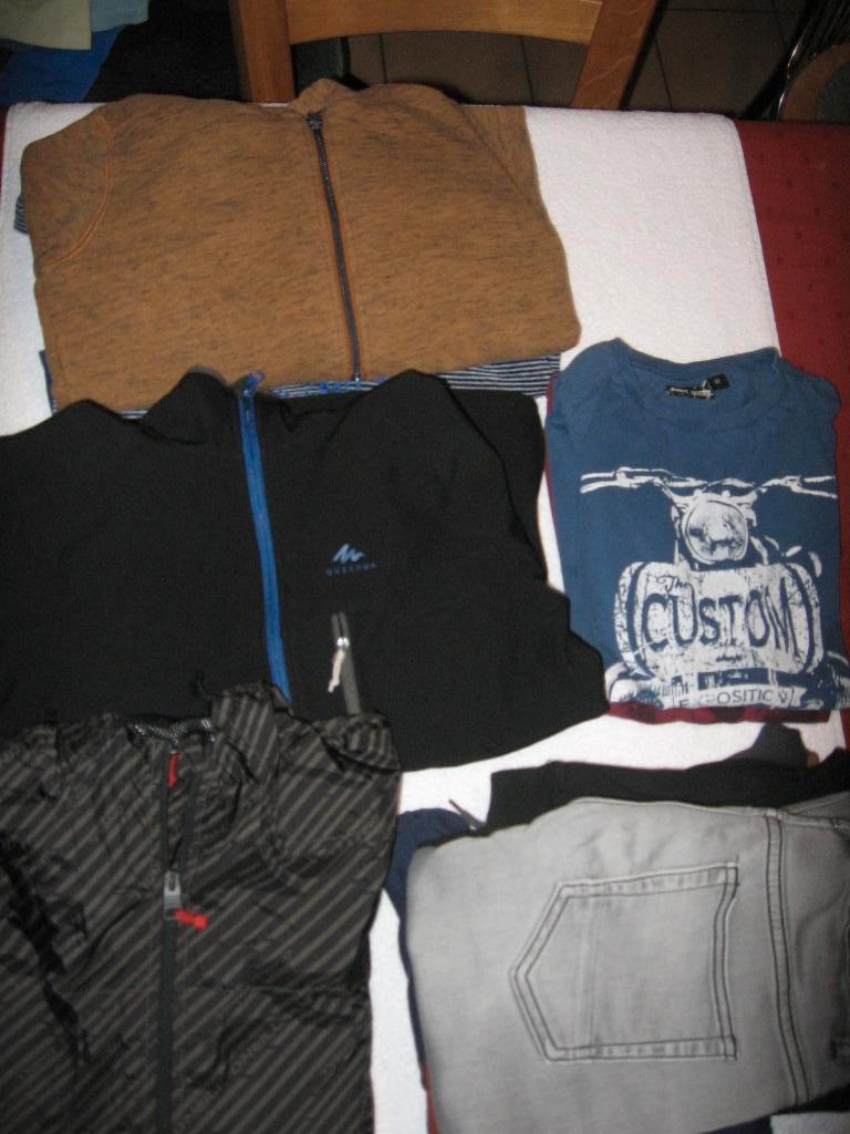 pakket 3 jongenskleding maat 152, Ophalen, Gebruikt, Jongen, Jas